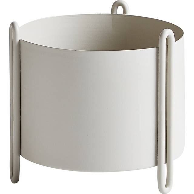 Woud - Pidestall Planter Small Black