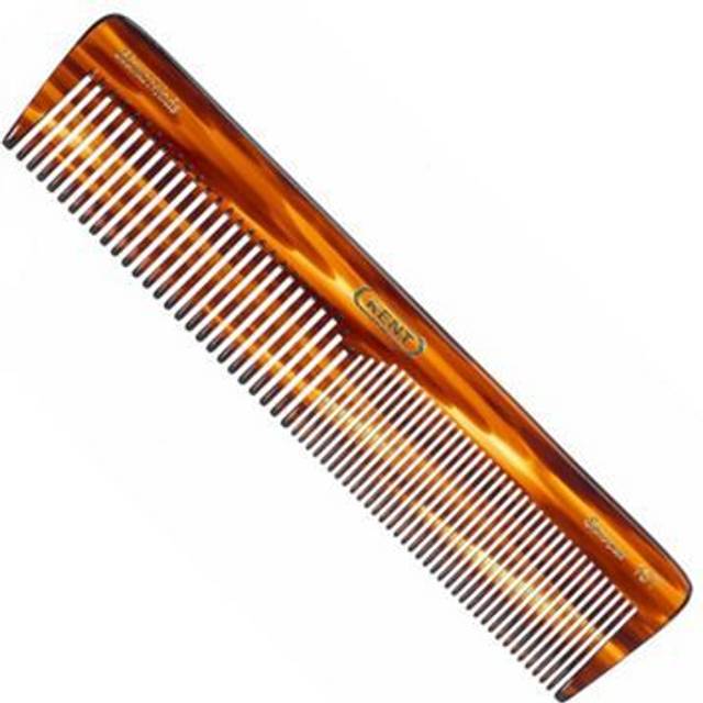 Kent Handmade Tortoiseshell Effect Coarse/Fine Comb - 16T