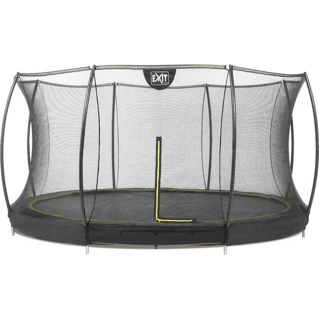 Studsmatta Exit Toys Silhouette Inground Skyddsnät Ø427Cm Svart