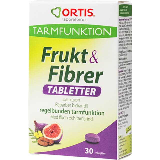 Frukt & Fibrer 30 tabletter
