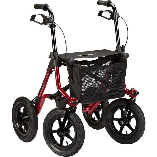 Dietz Taima XC Outdoor Rollator med luftgummidäck.