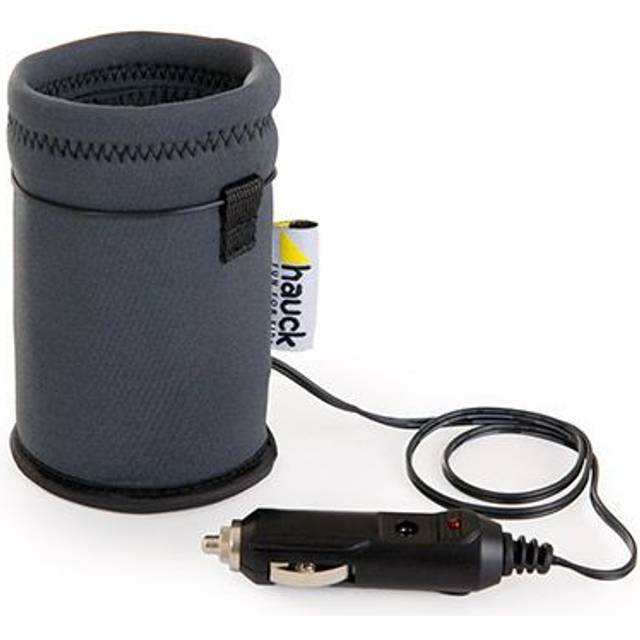 Hauck Feed Me Auto flask-/babymatvärmare, för glas, koppar och flaskor, för 12-volts bilanslutningar, grå