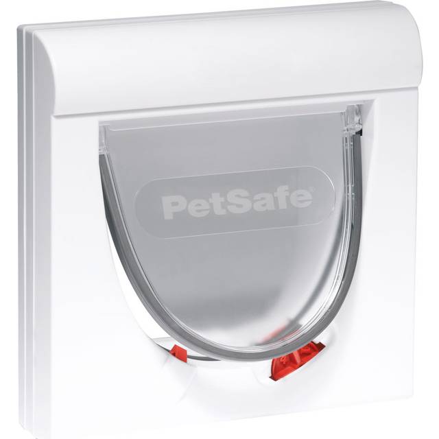 Staywell Classic Manual 4 Way Locking Cat Flap White