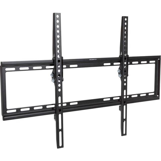 Properav Ultra Slim Tilting 37'' - 75" Tv Bracket - Black, Black