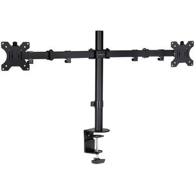 Properav Dual Swing Arm 19''-32'' Pc Desk Monitor Mount - Black, Black