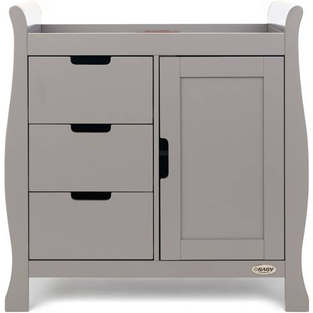 Obaby Stamford Sleigh Closed Changing Unit - White, White