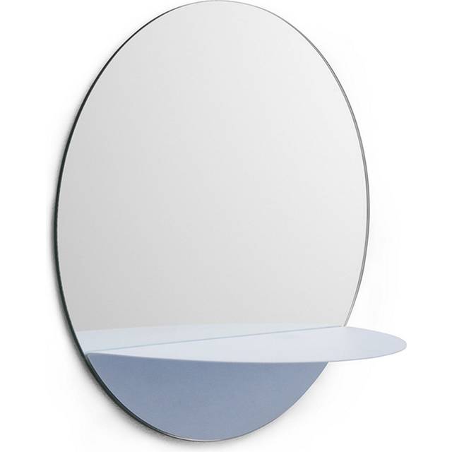 Normann Copenhagen Horizon spegel rund vit