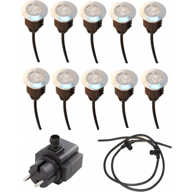 LightsOn Spectrum 5035 Decklight borstad aluminium, 20 lm, 0,5 W 10-pack