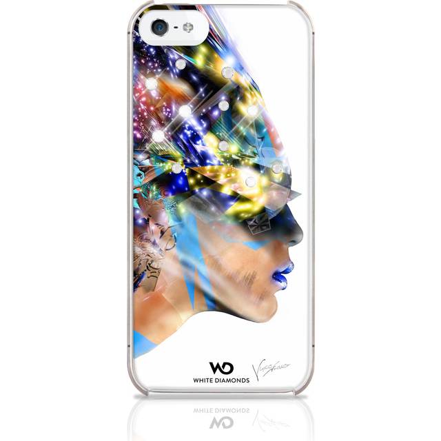 White Diamonds Nafrotiti till Apple iPhone 5/5S/SE- Svart