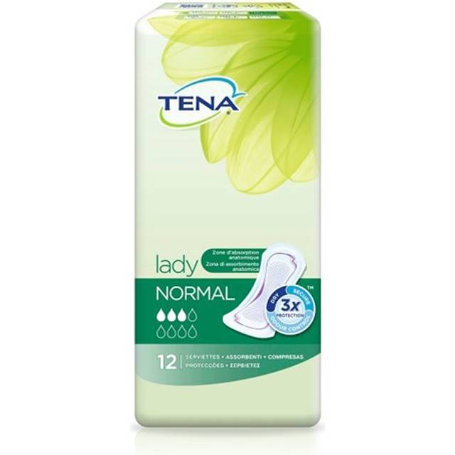 TENA Lady Normal Inkontinensskydd - 12 st