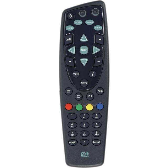 One for all sky replacement remote control digital box satellite cable