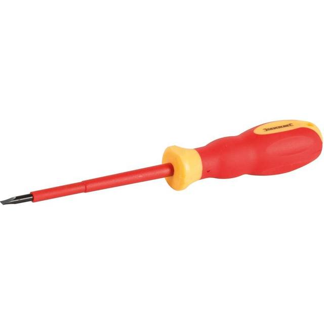 Silverline VDE Soft-Grip Electricians Screwdriver Slotted - 0.8 x 4 x 100mm