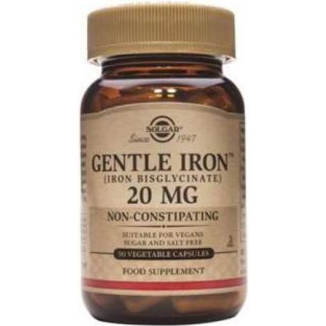 Solgar Gentle Iron 25 mg - 180 Vegetable Capsules