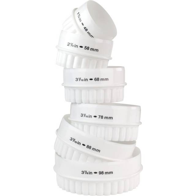 Tala Reversible Plastic Cookie & Pastry Cutters, Set of 6