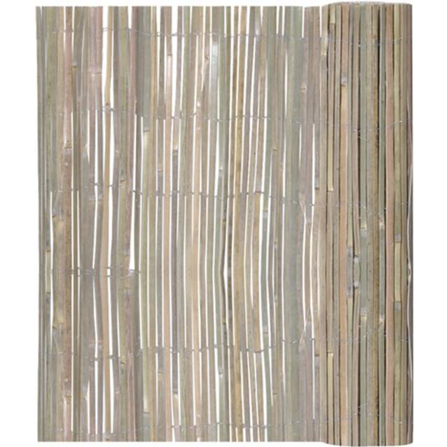 vidaXL Bamboo Fence 100x400 cm - Brown