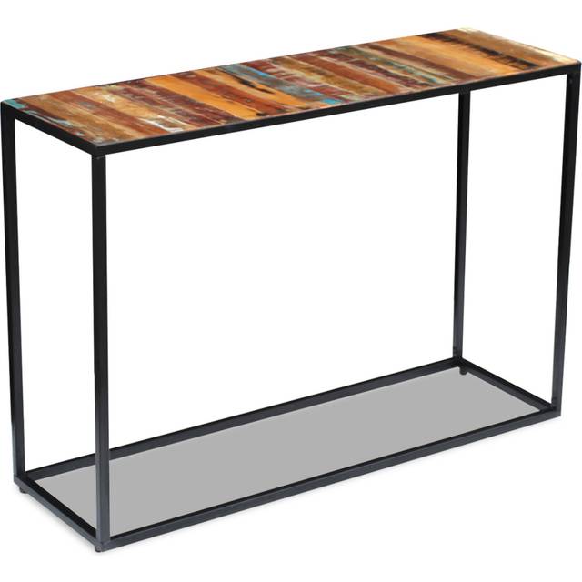 vidaXL Console Table Solid Reclaimed Wood 110x35x76 cm - Multicolour