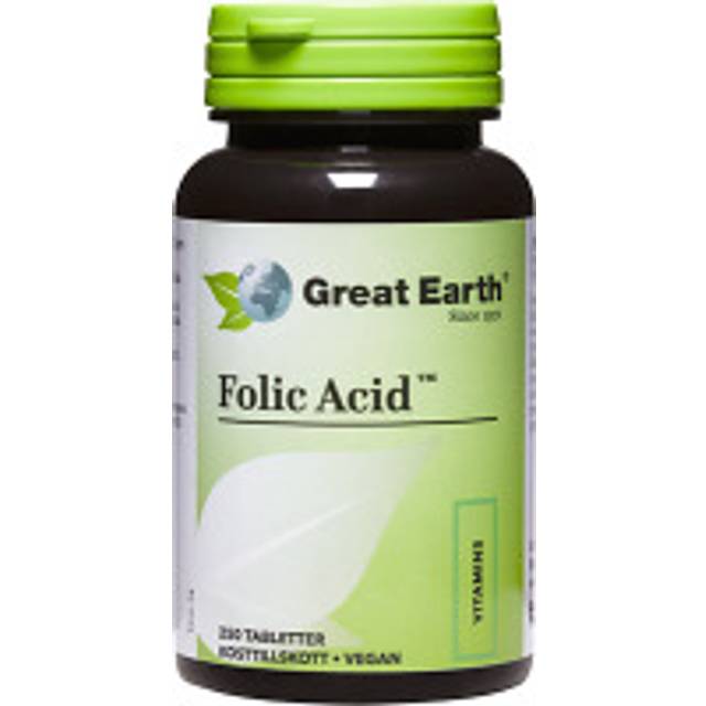 Great Earth Folsyra 60 tabletter