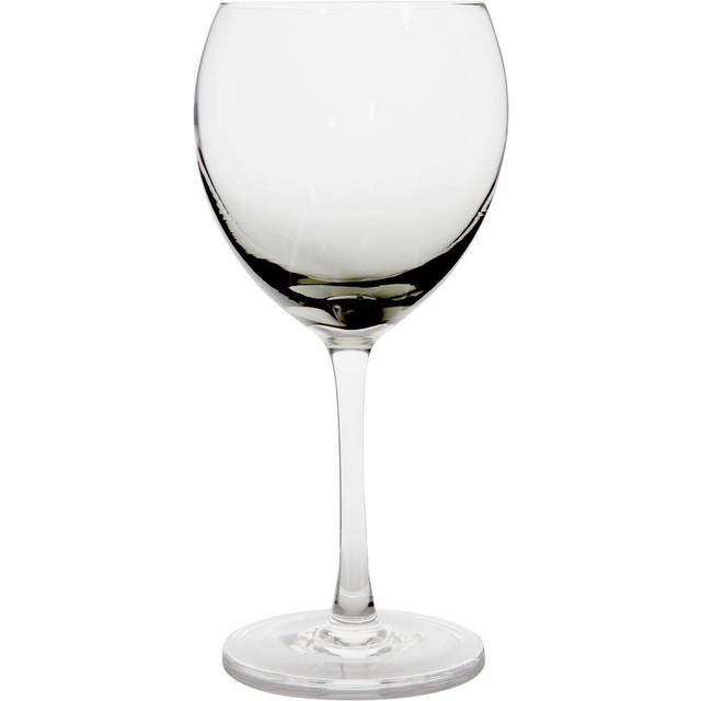 Contemporary Smoked Grey Wine Glass - Set Of 2 -