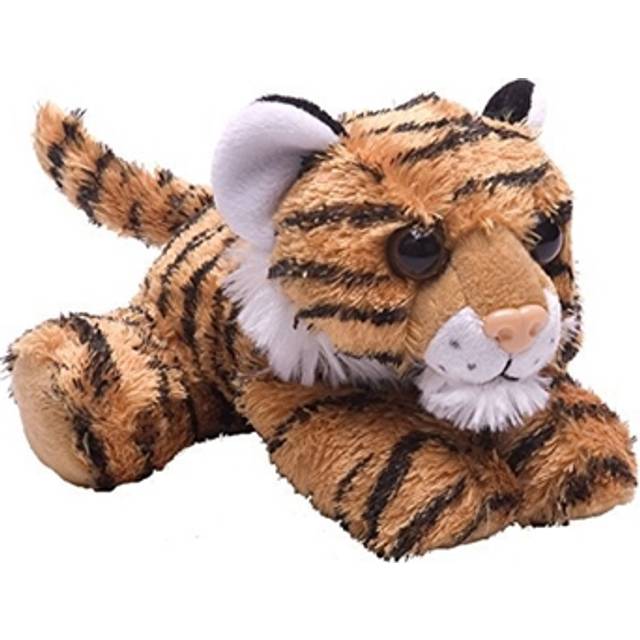 Wild Republic 16233 Hug'ems plyschdjur, gosedjur, tiger, 18 cm