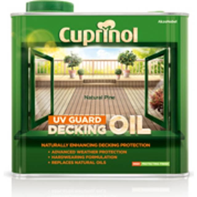 Cuprinol 5122410 UV Guard Decking Oil Natural 2.5 Litre