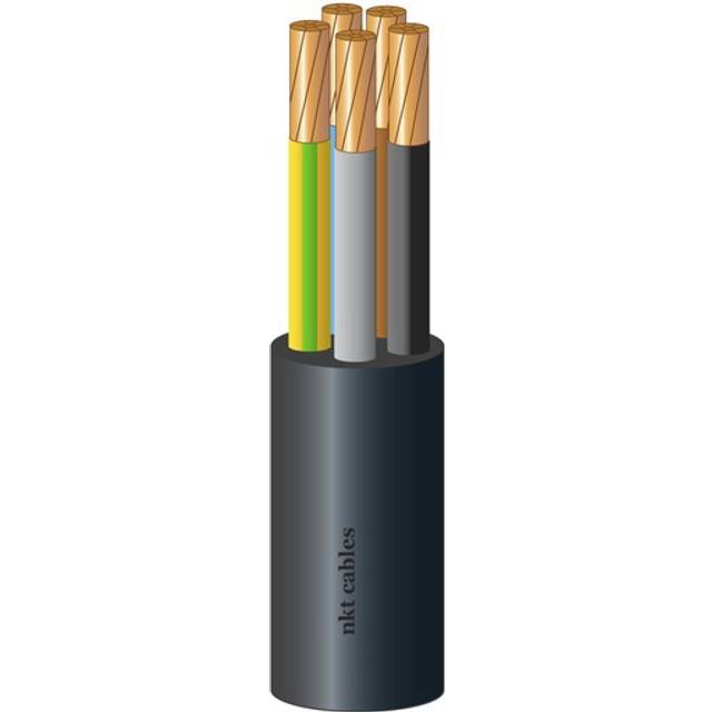 Jordkabel N1XV-R, 5G6mm², 0.6/1KV Svart, Malmbergs 0004075
