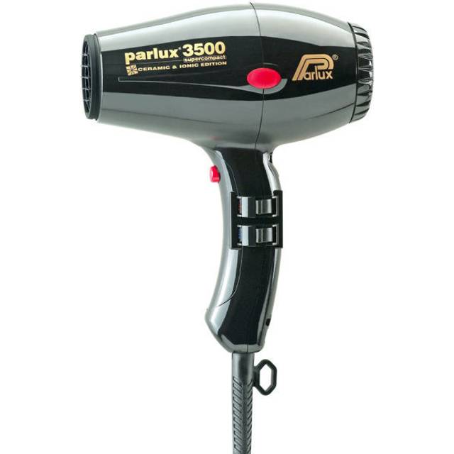 Parlux 3500 SuperCompact Ceramic & Ionic Edition Black Hairdryer (2000w)