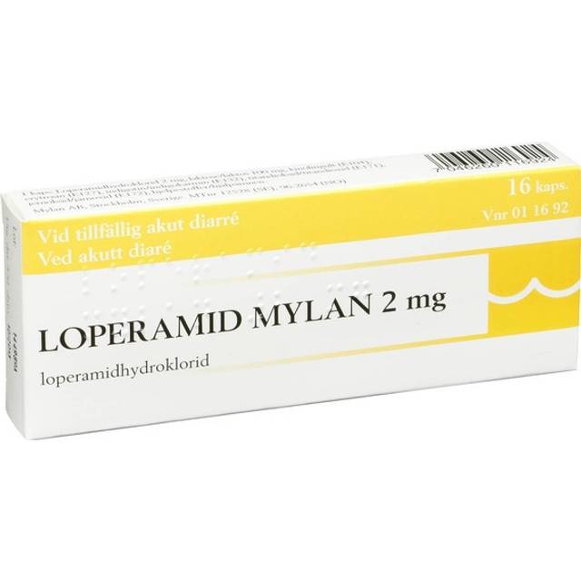 Loperamid Viatris, kapsel, hård 2 mg, 16 st
