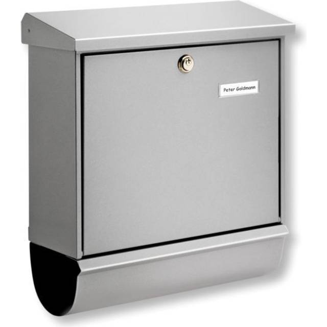 Burg Wächter 32670 COMFORT-Set 91300 W Letterbox Steel White Key