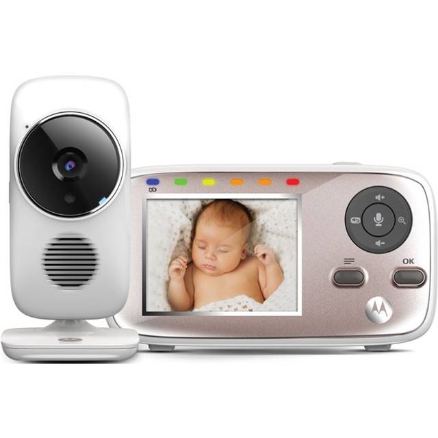 Motorola Nursery - MBP 667 Connect, WLAN-babyvakt med video, babyövervakningskamera med 2,8 tums (2.8 inch) färgskärm, 300 meter räckvidd