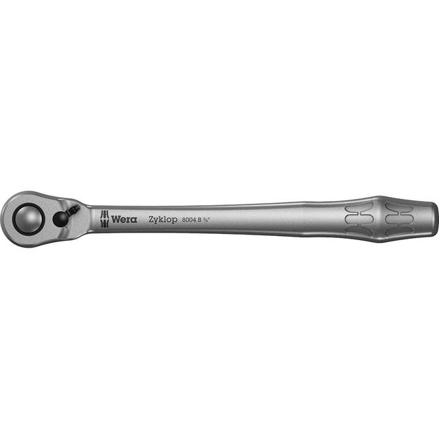 Wera 05004034001 8004 B cyklop metallspärr med växelspak med 3/8 tum drivning, 3/8 tum x 222,0 mm