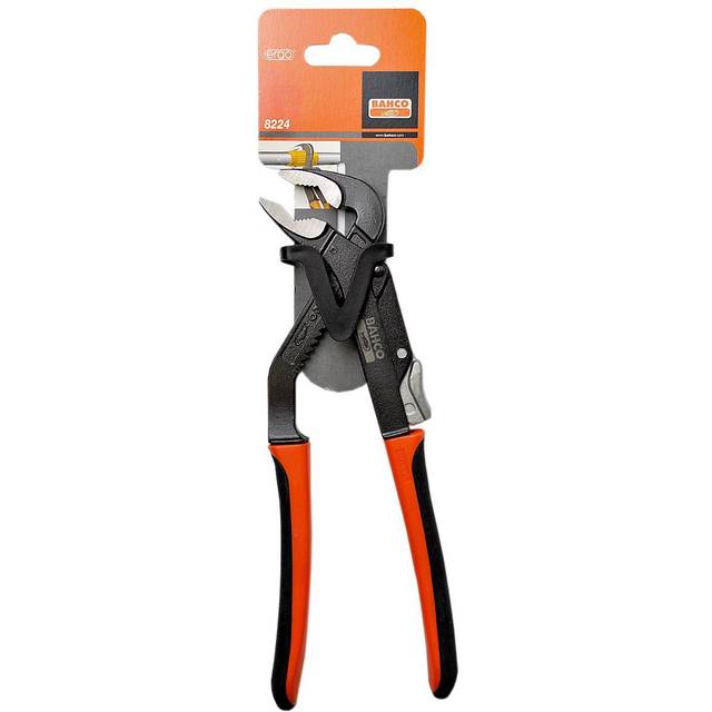 Bahco 8224 Slip Joint Pliers ERGO Handle 250mm - 45mm Capacity