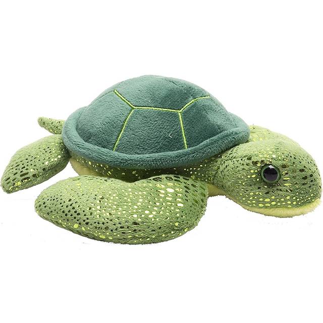 Hug'Ems Sea Turtle Plush, Stuffed Animal, Plush Toy, Gifts for Kids, 7,Green Sea Turtle,18 cm