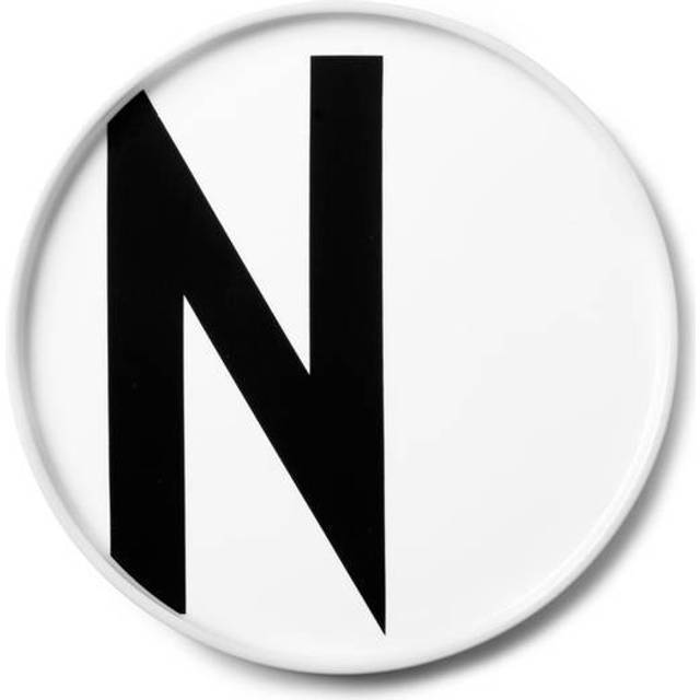 Design Letters Design Letters tallrik T - Vit