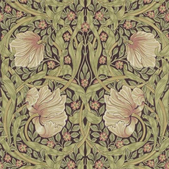 Morris & Co Pimpernel Bullrush/Russet