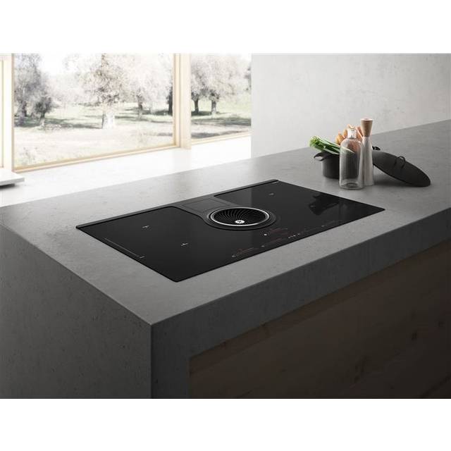 Elica NIKO1BRIDGEDUCTBL Nikolatesla One HP Extractor Hob Black-Duct Out