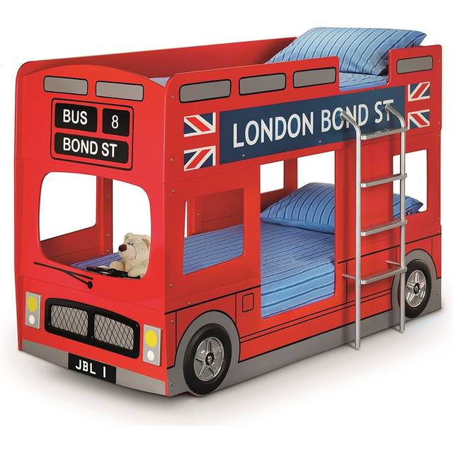 Julian Bowen London Red Bus Bunk Bed - Single