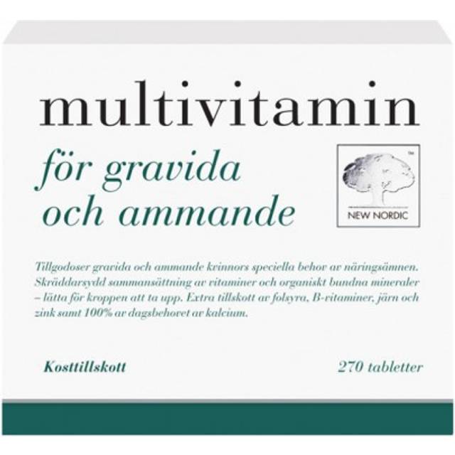 Multivitamin för Gravida och Ammande 270 tabletter - New Nordic