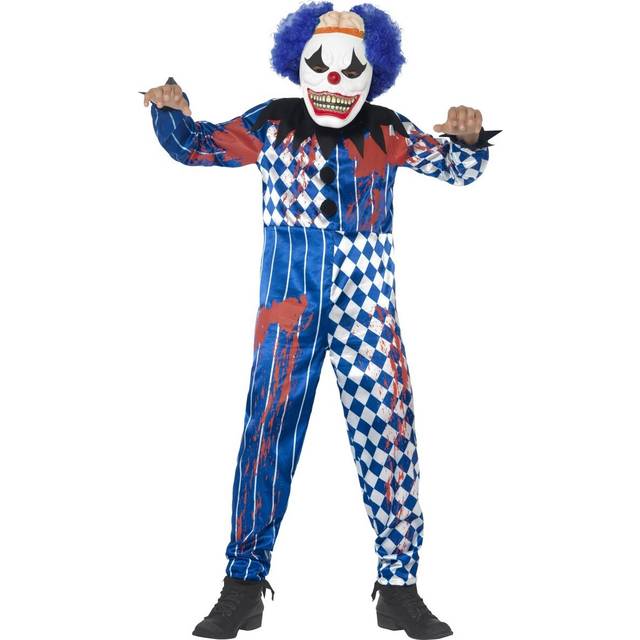 (Large) Kids Deluxe Sinister Clown Costume | Halloween
