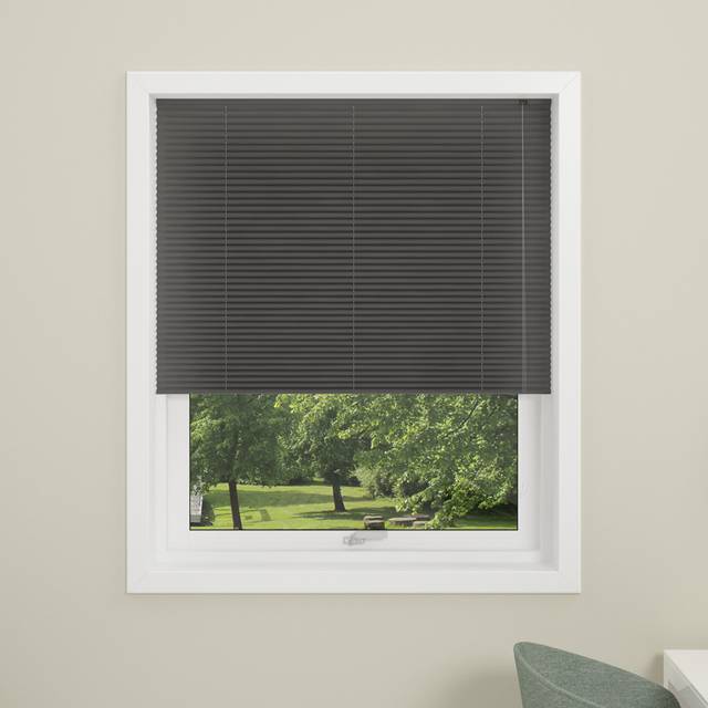 London Plisségardin Svart 60x130