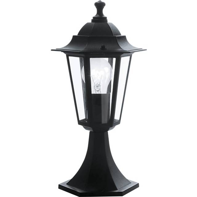 22472 - Pedestal light LB22 cast aluminum black, 22472 - Promotional item