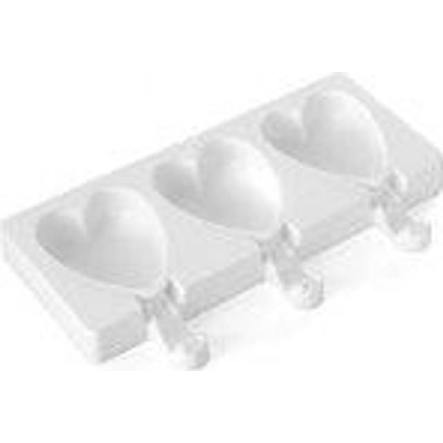 Mini Heart Ice Cream Cakesicle Mould Size: Small - Off White