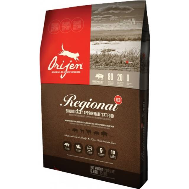 Orijen Regional Red Biologically Lämplig kattmat 1,8 kg, Vit, 1,8 kg, 1800 enheter