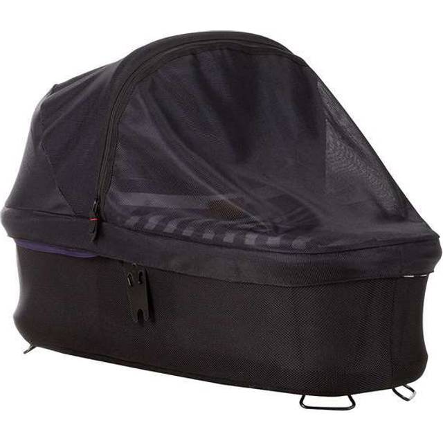 Mountain Buggy Duet Carry Cot Plus Sun Cover Set - Black