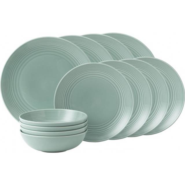 Maze White Dinnerware 12-pack