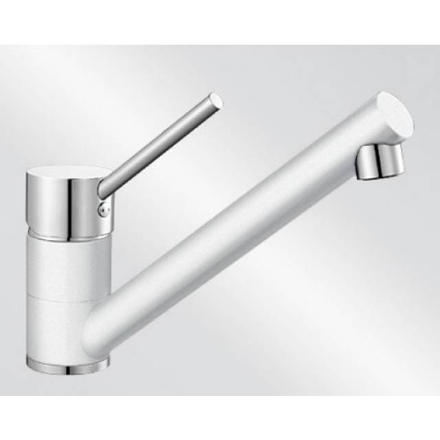 Peak Single Lever Monobloc Tap - White