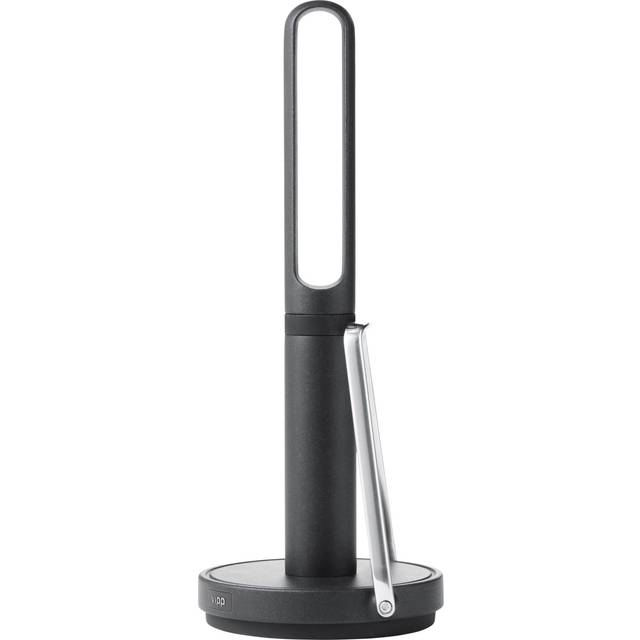 Vipp - Vipp 266 Paper Towel Holder - schwarz/pulverbeschichtet/H x Ø 30x12cm - black (30.0 x &#8960;12.0cm)