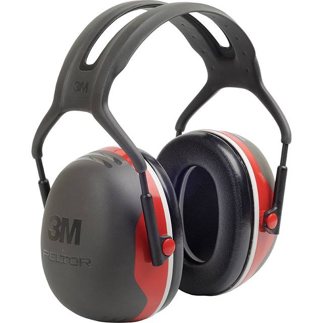 3M Peltor X3A Ear Defender Headband, Red
