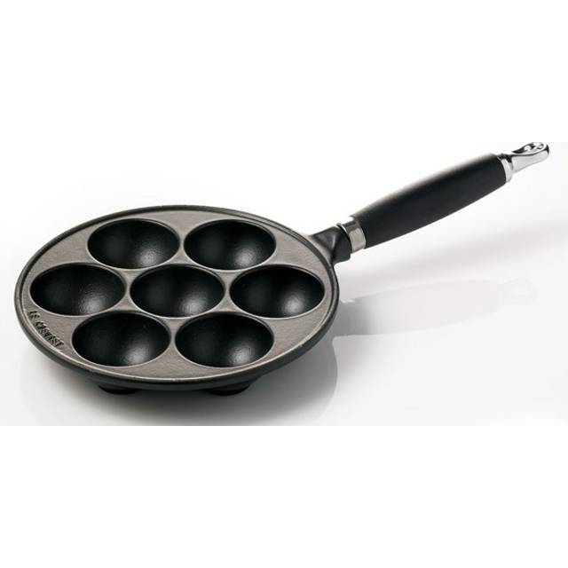 Le Creuset Æbleskivepande 20cm - Den bedste æbleskivepande - Gastrotid.dk