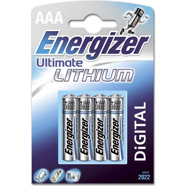 Energizer Ultimate Lithium AAA LR03 L92 Batteries | 4 Pack