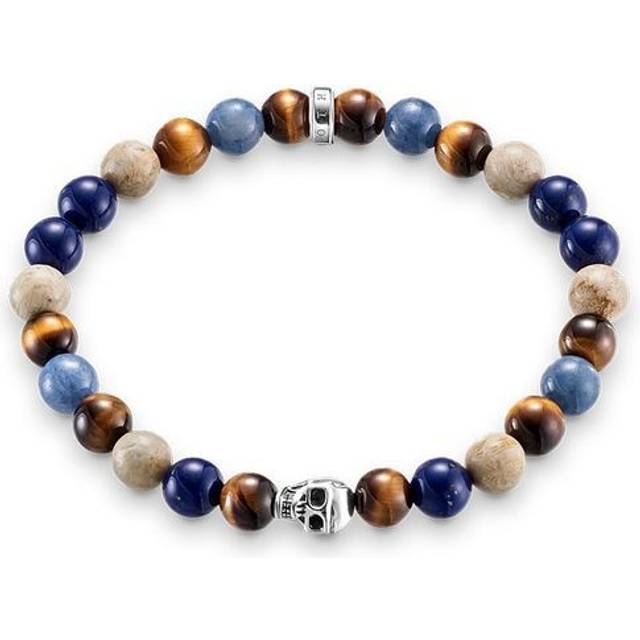 Thomas Sabo Multicolour Skull Bracelet - Blue